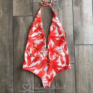 MIKOH Hinano one piece in Polynesian palm s